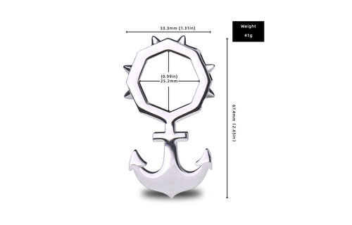 Anchor Nipple Clamps Stainless Steel – Stylish & Adjustable