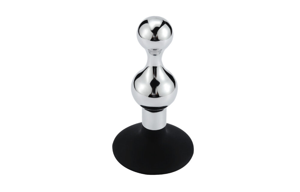 Anale Plug Met Zuignap Zandloper 11 cm – Beginners Buttplug