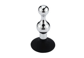 Anal Plug with Suction Cup Hourglass 11 cm – Beginners Butt Plug