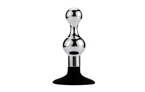 Anal Plug with Suction Cup Hourglass 11 cm – Beginners Butt Plug