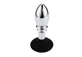 One Ball Anal Plug 12 cm with Suction Cup - Intense Sensation