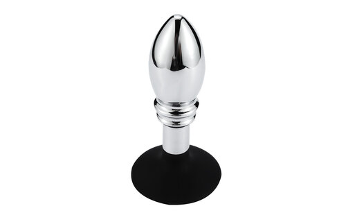 One Ball Anal Plug 12 cm with Suction Cup - Intense Sensation