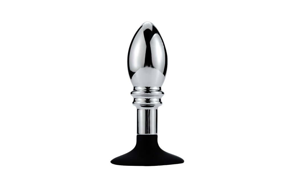 One Ball Anal Plug 12 cm with Suction Cup - Intense Sensation