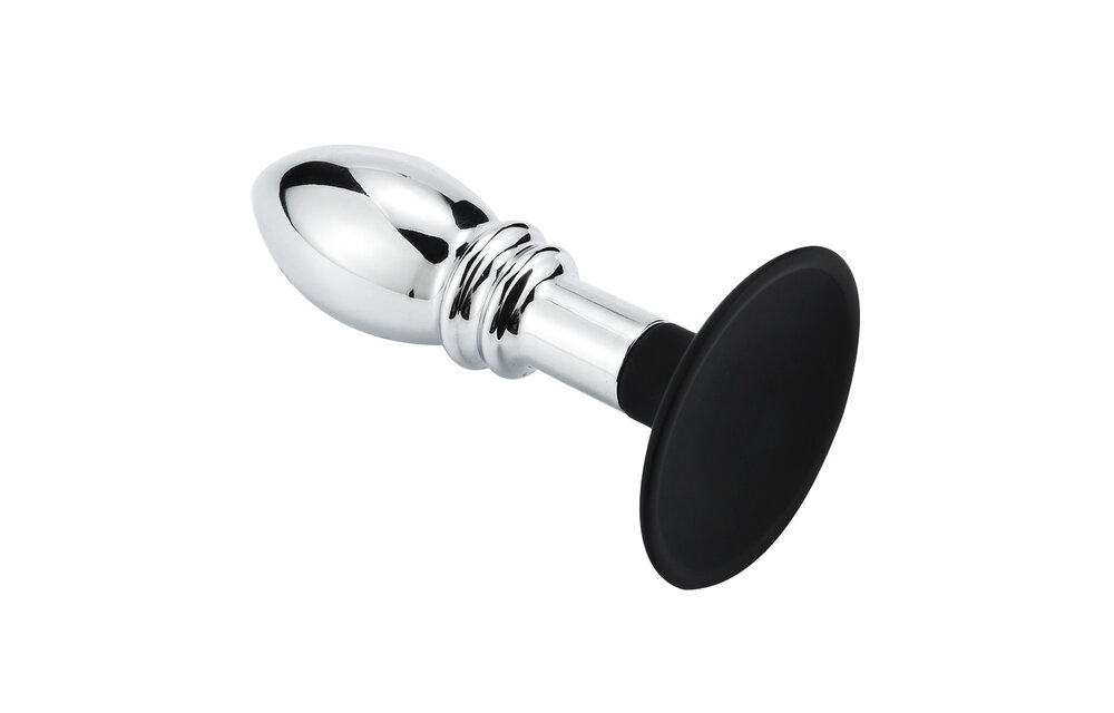 One Ball Anal Plug 12 cm with Suction Cup - Intense Sensation