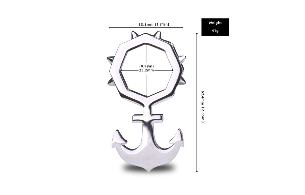 Anker-Nippelklemmen & PU-Ledergeschirr-Set | Kiotos BDSM