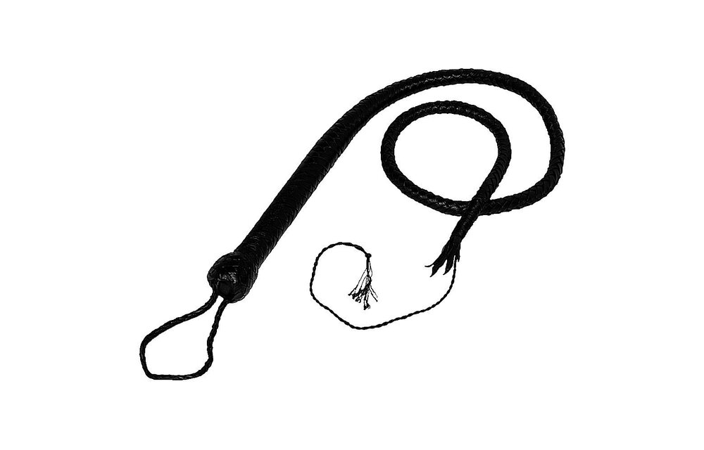 Whip 140 | Premium geflochtene Lederpeitsche 140 cm – Kiotos