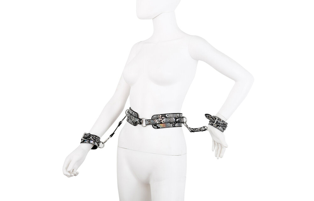 Kiotos Bdsm Kit Reptile Neon – Luxe Bdsm Accessoires Zilver