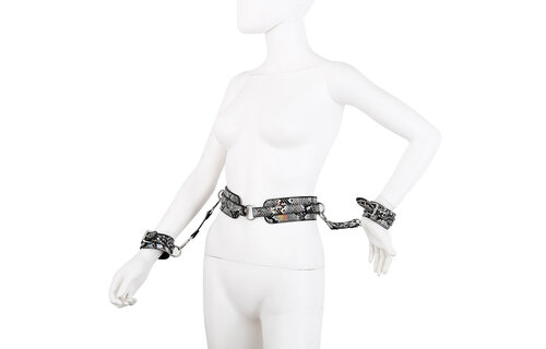 Kiotos BDSM Kit Reptile Neon – Luxury BDSM Accessories Silver