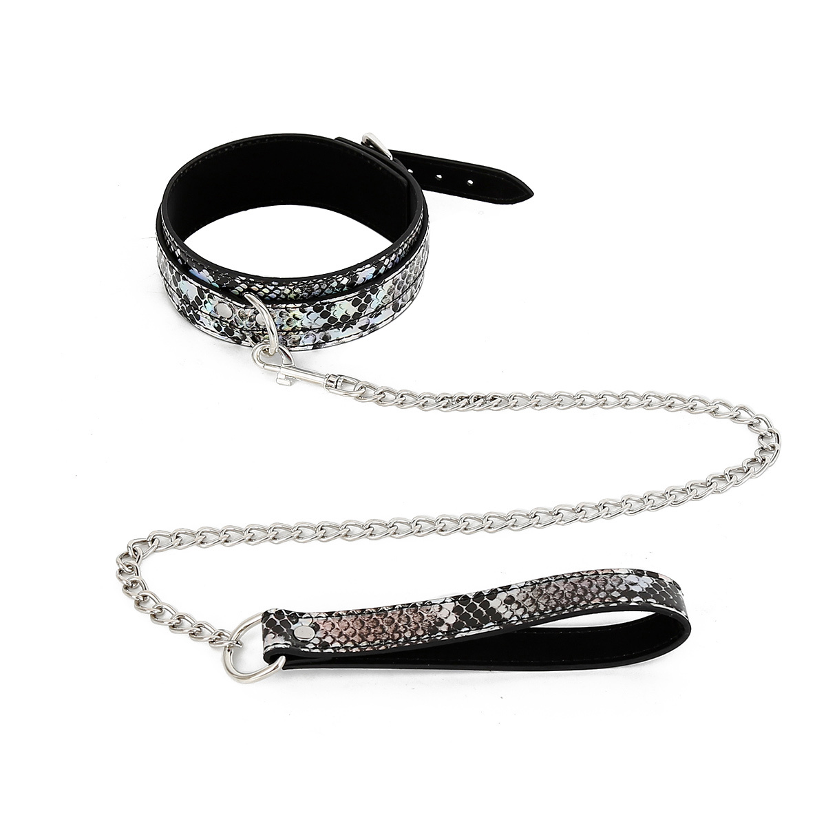 Kiotos BDSM Kit Reptile Neon – Luxury BDSM Accessories Silver