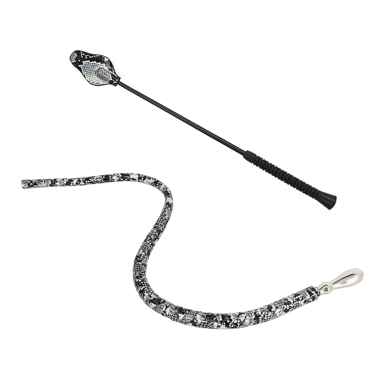 Kiotos BDSM-Set Reptile Neon – Luxuriöse BDSM-Accessoires Silber