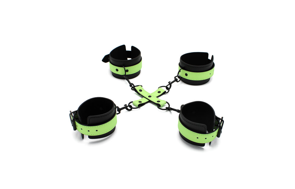 Glow In The Dark Cuffs Hogtie 3 Set – Veilig & Spannend