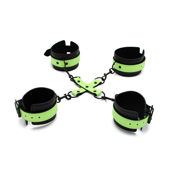 Glow In The Dark Cuffs Hogtie 3 Set – Veilig & Spannend
