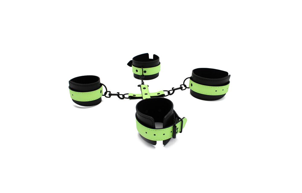 Glow In The Dark Cuffs Hogtie 3 Set – Veilig & Spannend