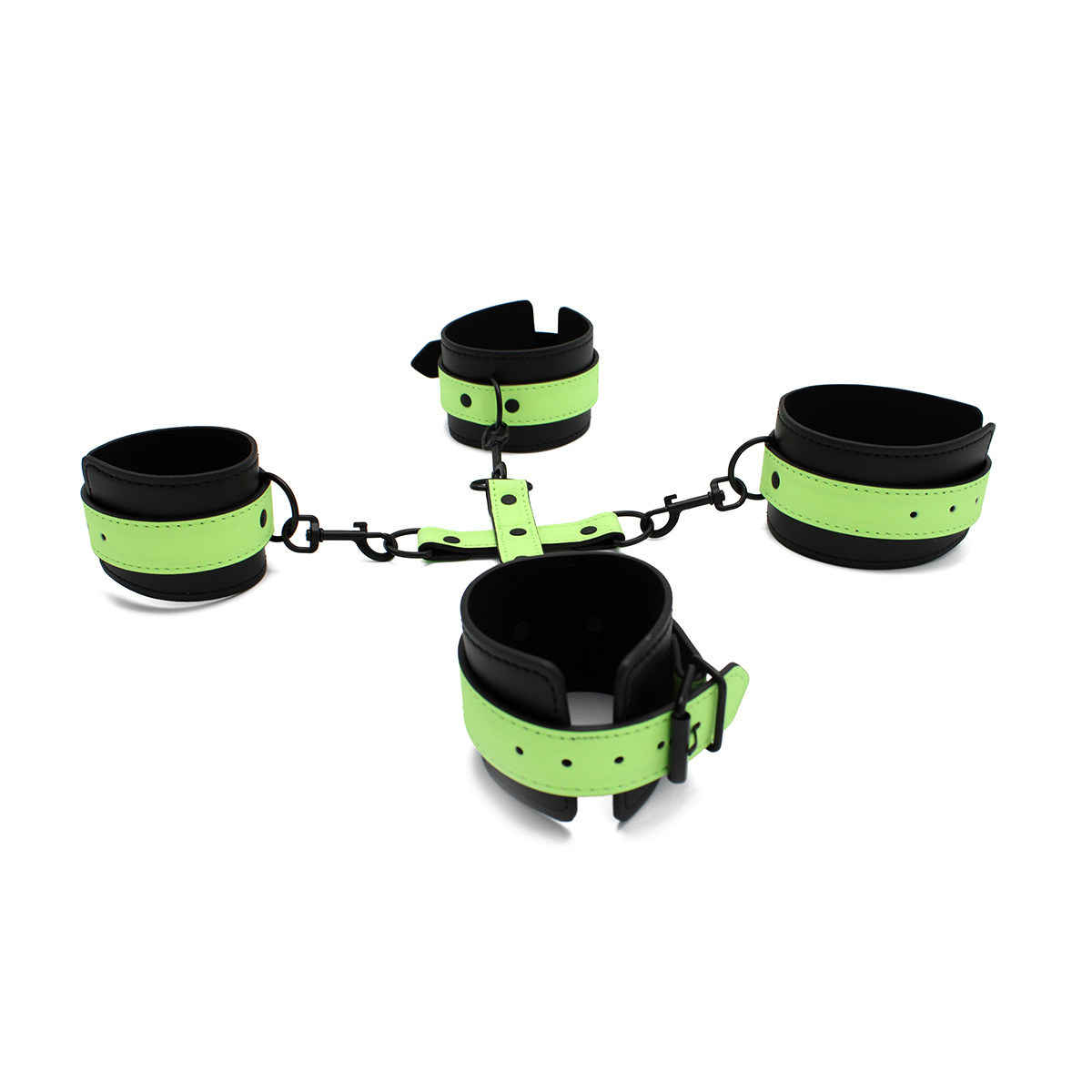 Glow In The Dark Cuffs Hogtie 3 Set – Veilig & Spannend