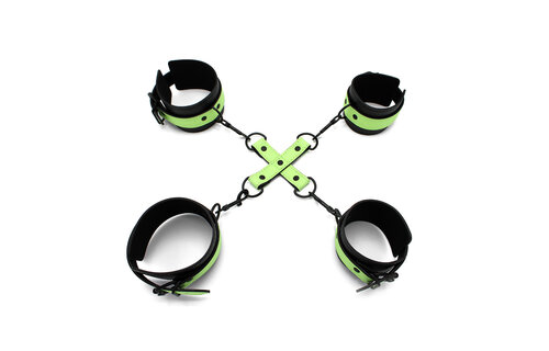 Glow In The Dark Cuffs Hogtie 3 Set – Veilig & Spannend