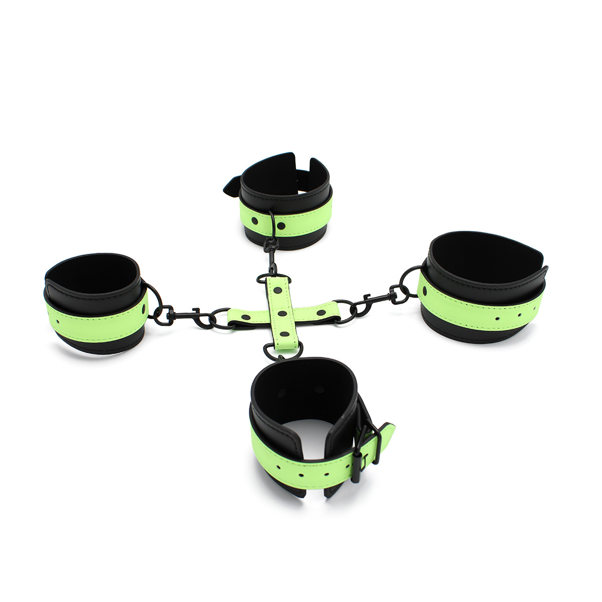 Glow In The Dark Cuffs Hogtie 3 Set – Safe & Exciting