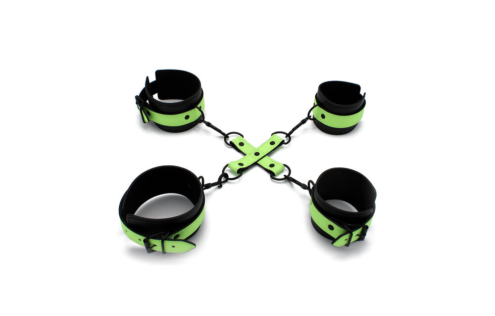 Glow In The Dark Cuffs Hogtie 3 Set – Veilig & Spannend