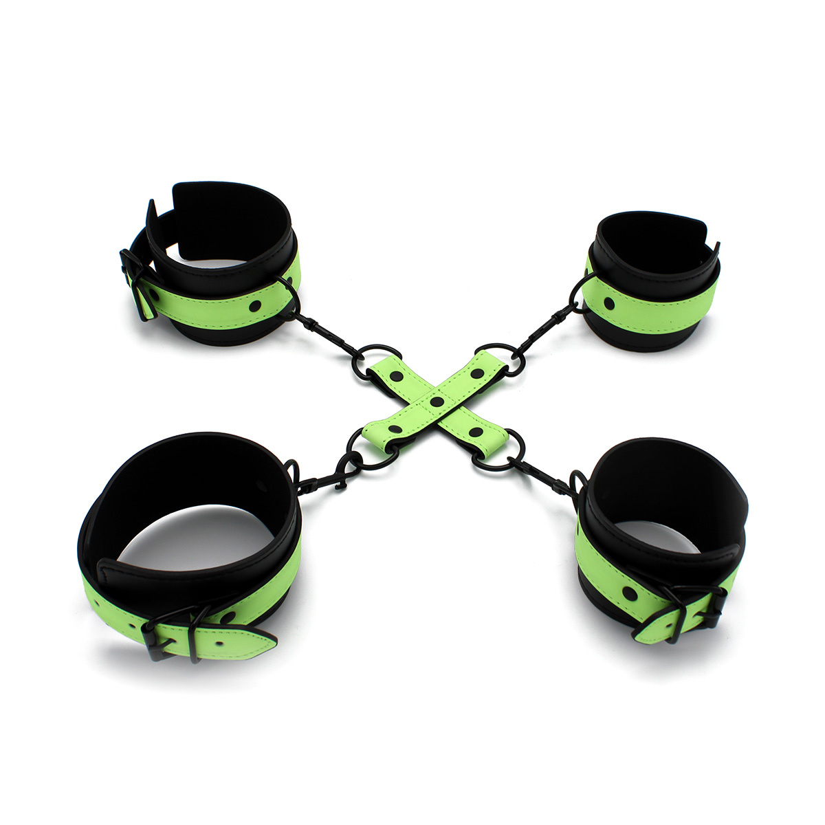Glow In The Dark Cuffs Hogtie 3er-Set – Sicher & Aufregend