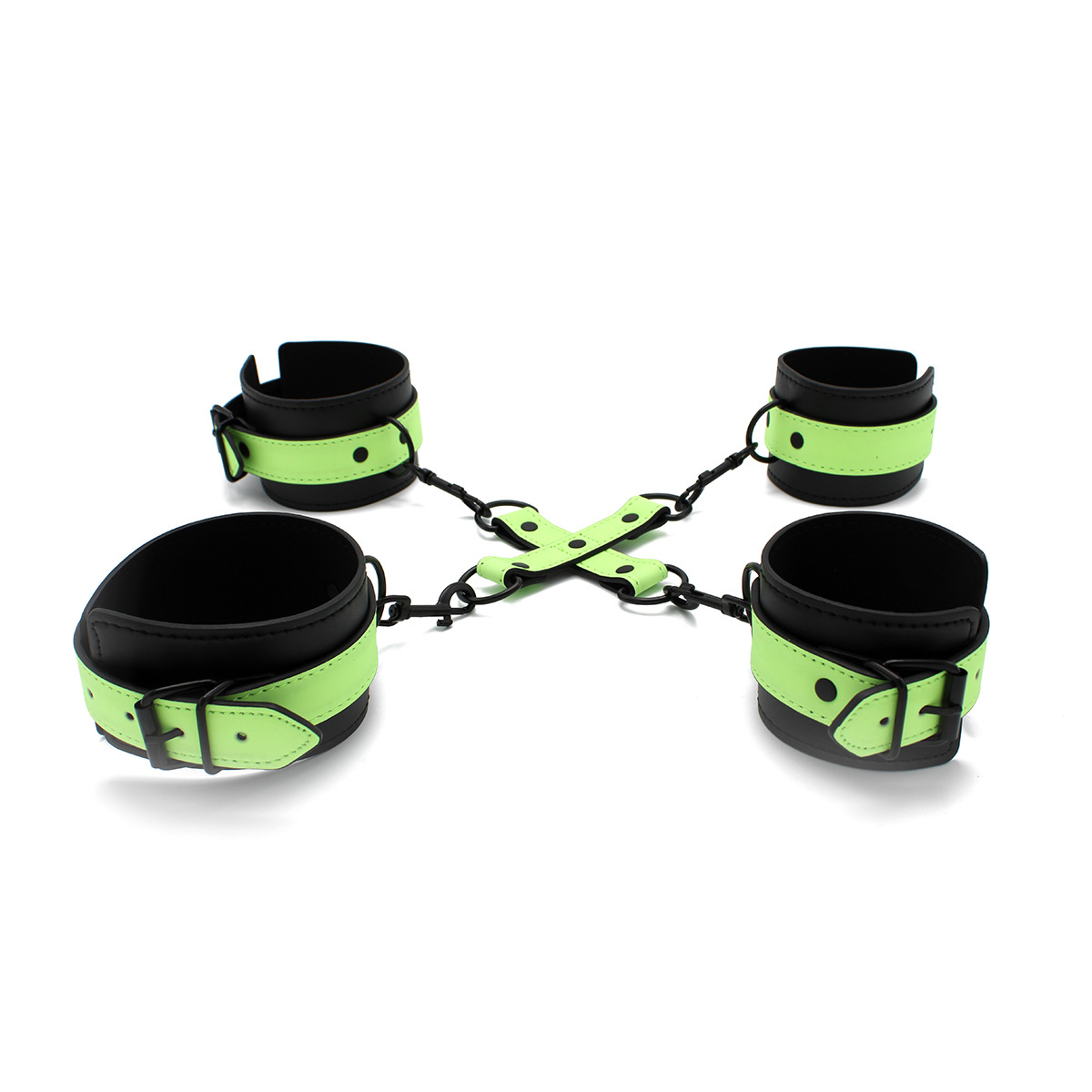 Glow In The Dark Cuffs Hogtie 3 Set – Veilig & Spannend