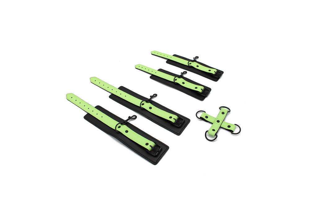 Glow In The Dark Cuffs Hogtie 3 Set – Safe & Exciting