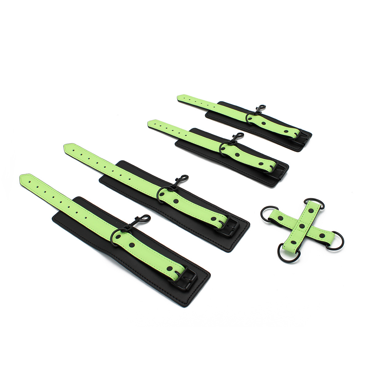 Glow In The Dark Cuffs Hogtie 3 Set – Safe & Exciting