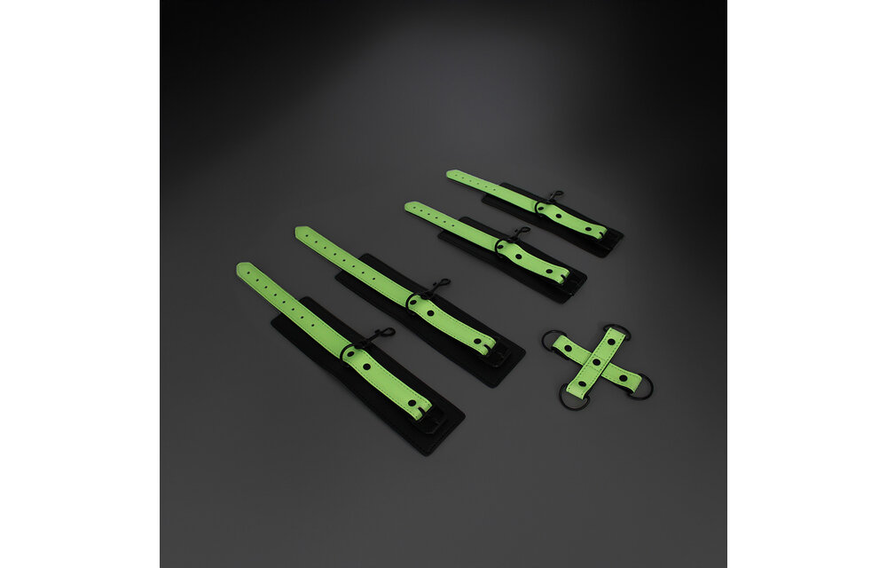 Glow In The Dark Cuffs Hogtie 3 Set – Safe & Exciting