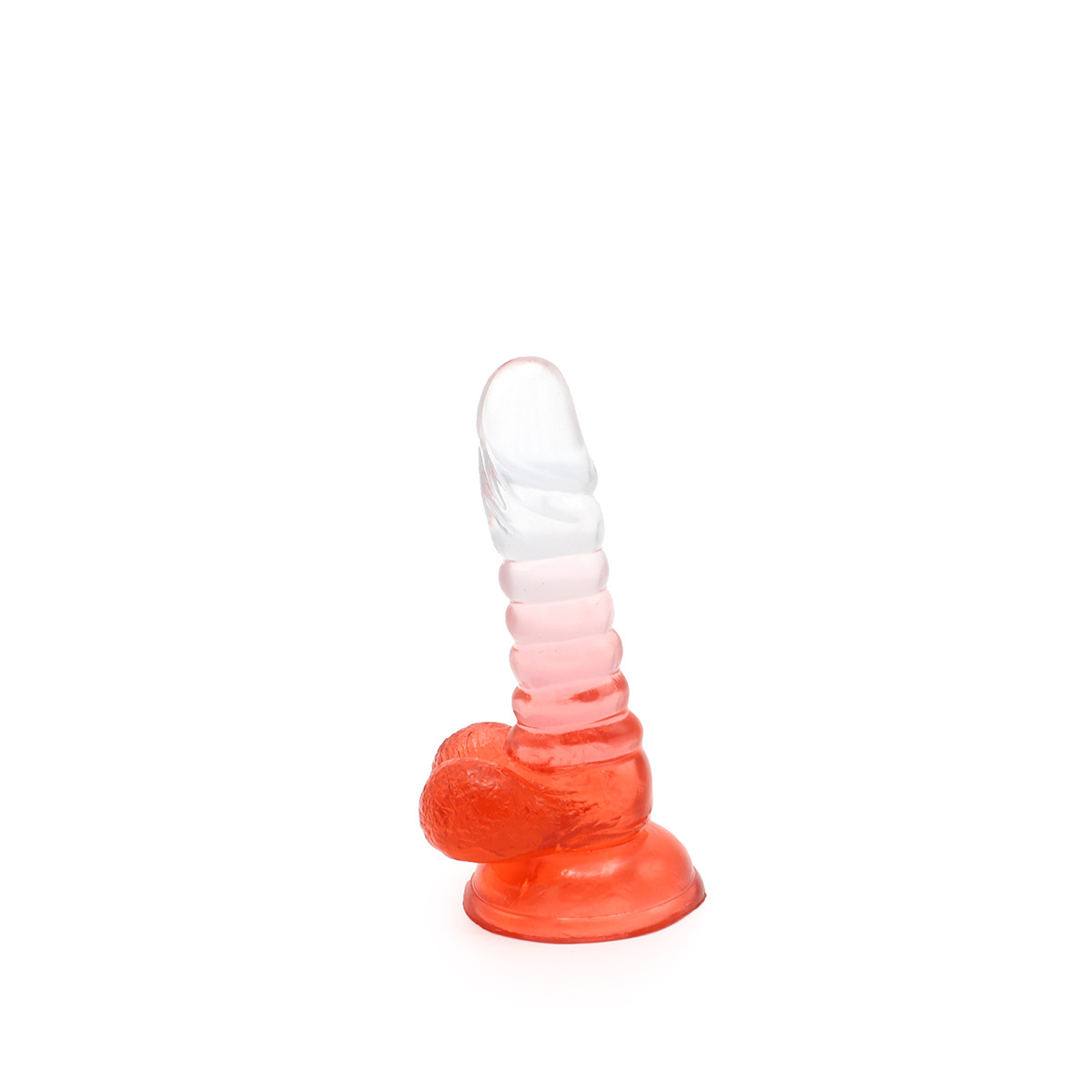 Kiotos Cox Kleur Dildo Rood Transparant 15,5 cm Met Zuignap