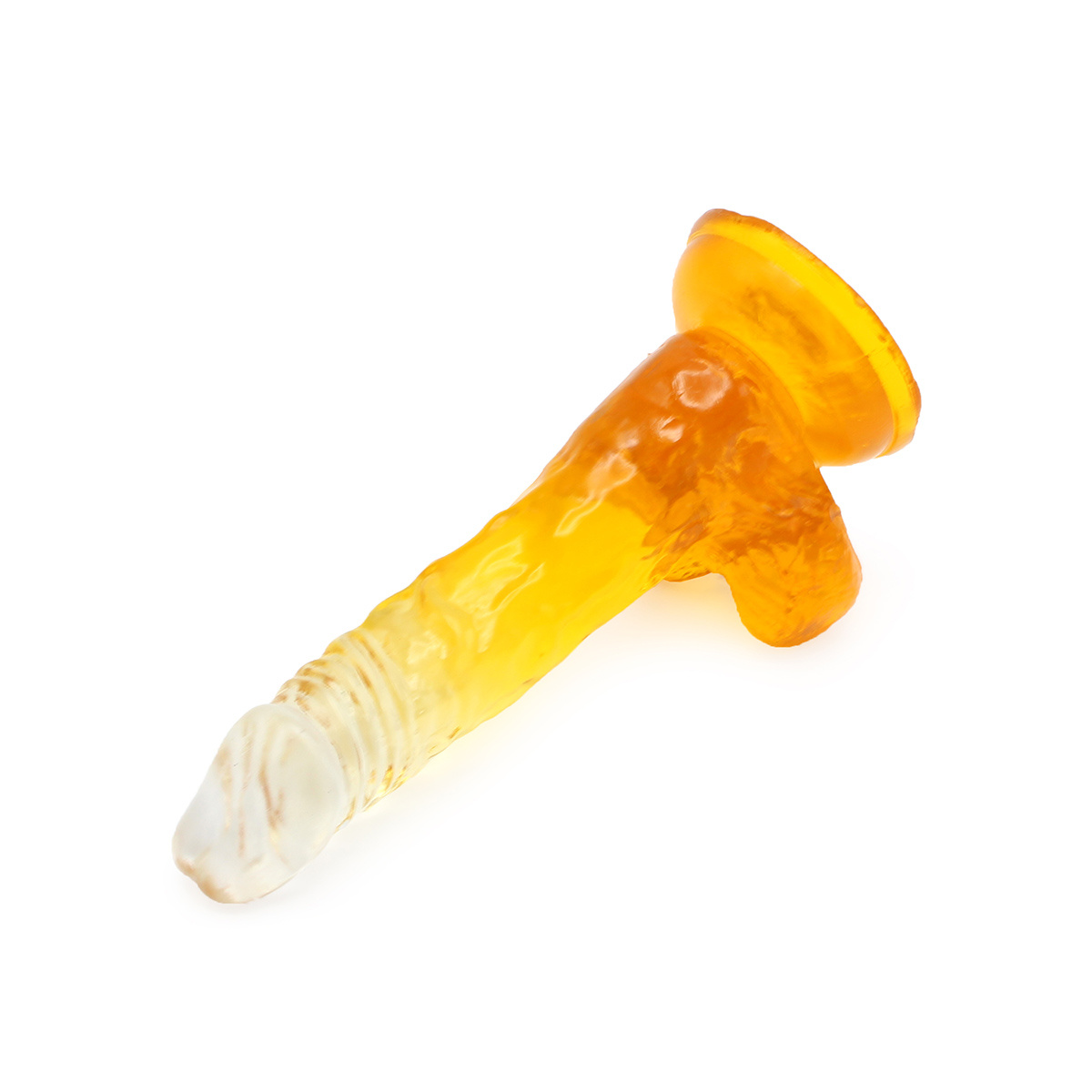 Kiotos Cox Color Dildo 03 Gelb Transparent 17,5 cm | Saugnapf