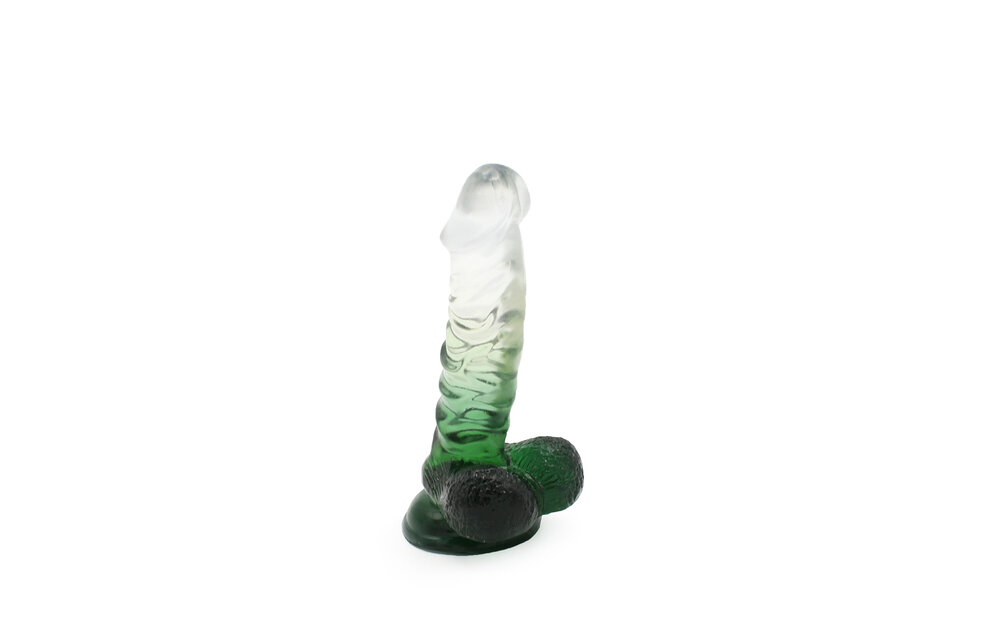 Kiotos Cox Colour Dildo Green 18.5 cm – Realistic & Suction Cup