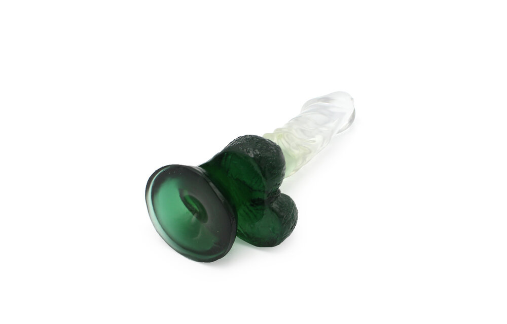 Kiotos Cox Kleur Dildo Groen 18,5 cm – Realistisch & Zuignap