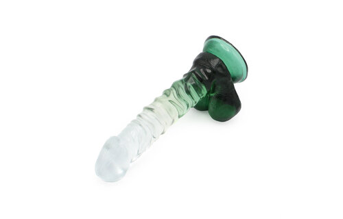 Kiotos Cox Colour Dildo 04 Green 22.5 cm with Suction Cup