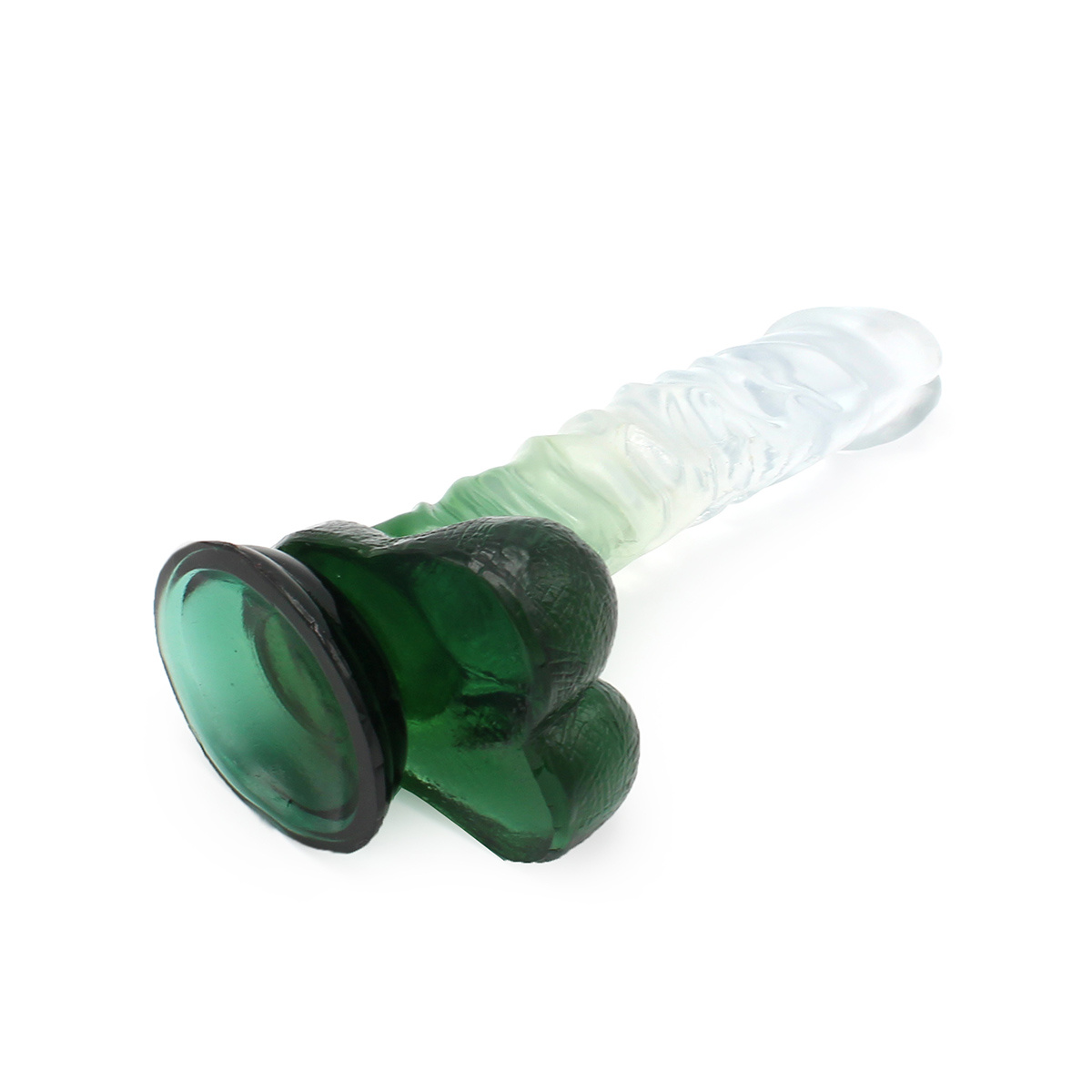 Kiotos Cox Colour Dildo 04 Green 22.5 cm with Suction Cup