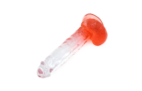 Kiotos Cox Color Dildo 22,5 cm Rot Transparent – Sicher & Echt