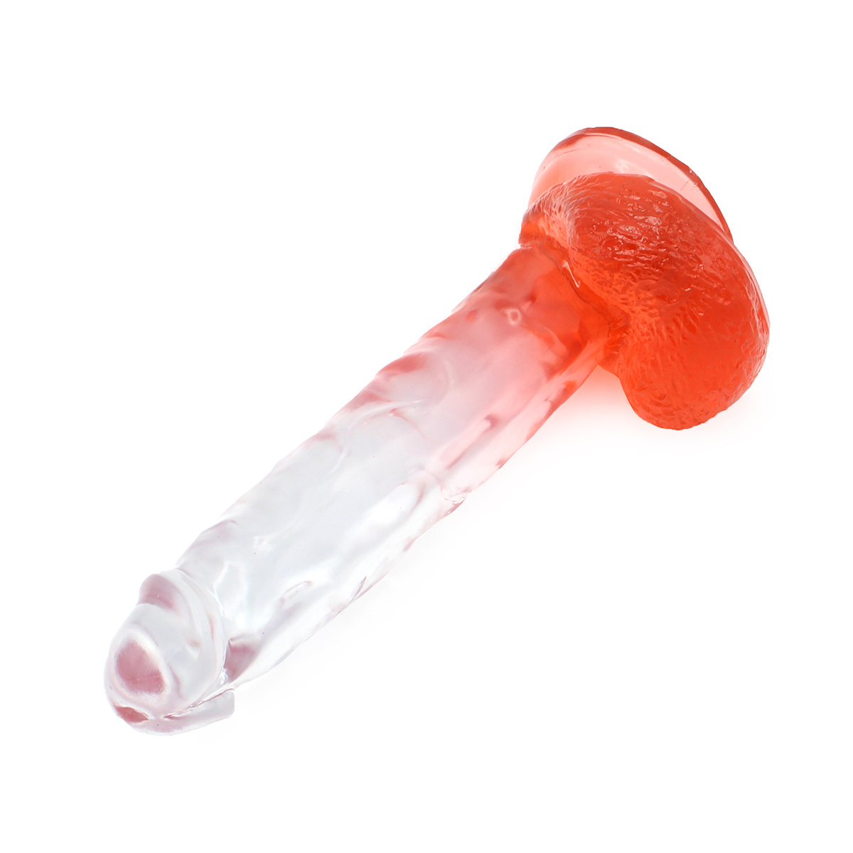 Kiotos Cox Colour Dildo 22.5 cm Red Transparent – Safe & Realistic