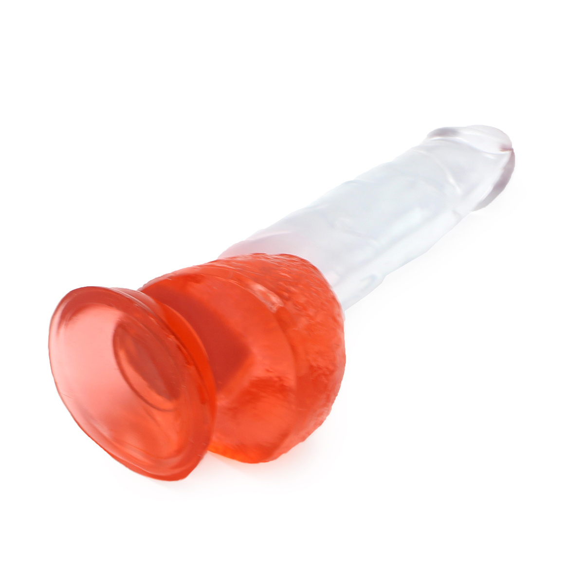 Kiotos Cox Color Dildo 22,5 cm Rot Transparent – Sicher & Echt