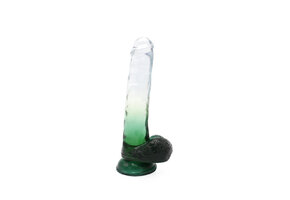 Kiotos Cox Color Dildo 06 Grün 22,5 cm – Saugnapf & TPE