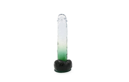 Kiotos Cox Color Dildo 06 Grün 22,5 cm – Saugnapf & TPE