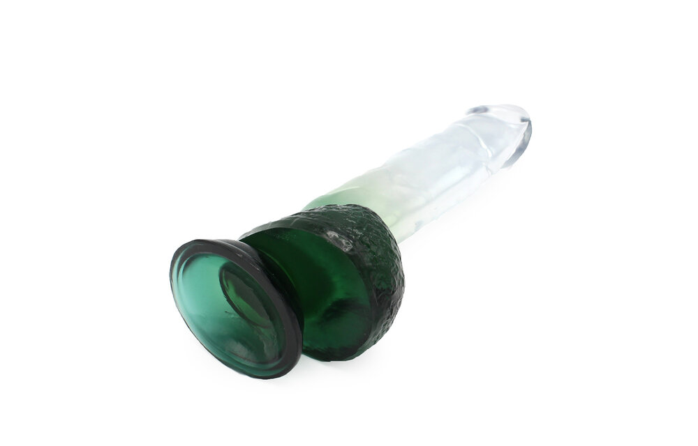 Kiotos Cox Colour Dildo 06 Green 22.5 cm – Suction Cup & TPE
