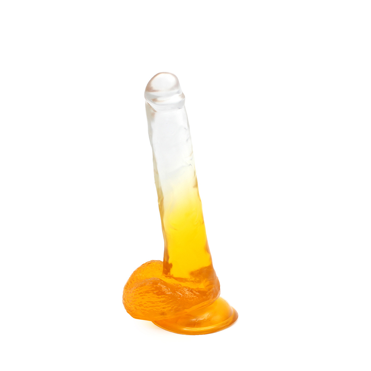 Kiotos Cox Kleur Dildo Geel 22,5 cm - Realistisch & Zuignap