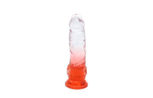 Kiotos Cox Clear-Red Dildo mit Saugnapf – Realistisch & Sicher