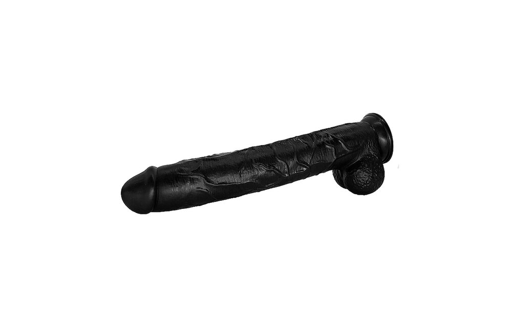 Kiotos Cox Mega Black 09 48 cm – Ultimativer XXL-Dildo Schwarz