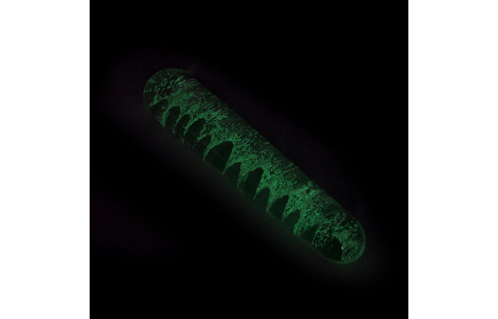 Kiotos Glasdildo Smooth 16,5 cm Glow in the Dark | Elegant