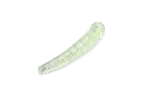 Glass Dildo Curve - Glow in the Dark