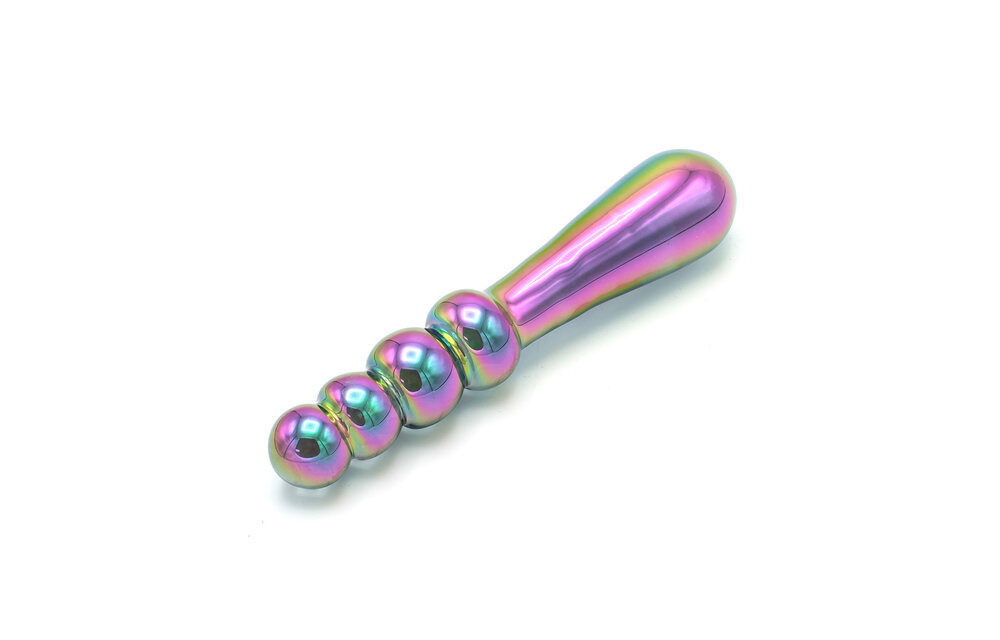 Glazen Dildo Kralen - Rainbow