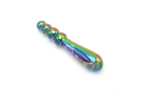 Glazen Dildo Kralen - Rainbow