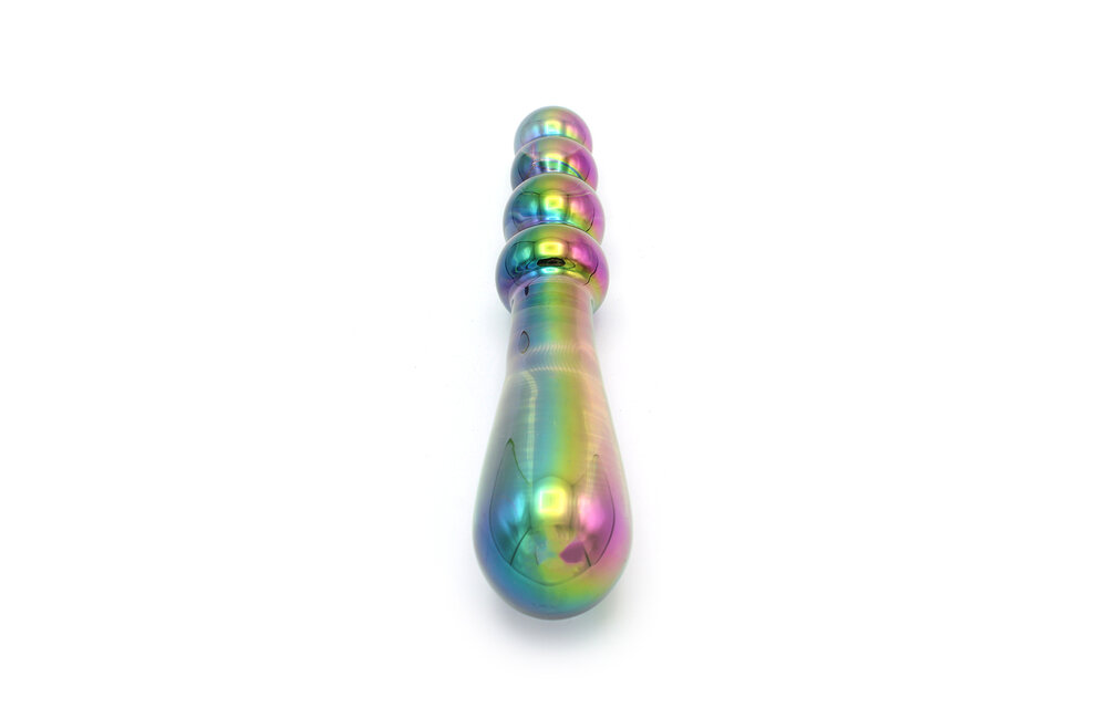 Glazen Dildo Kralen - Rainbow