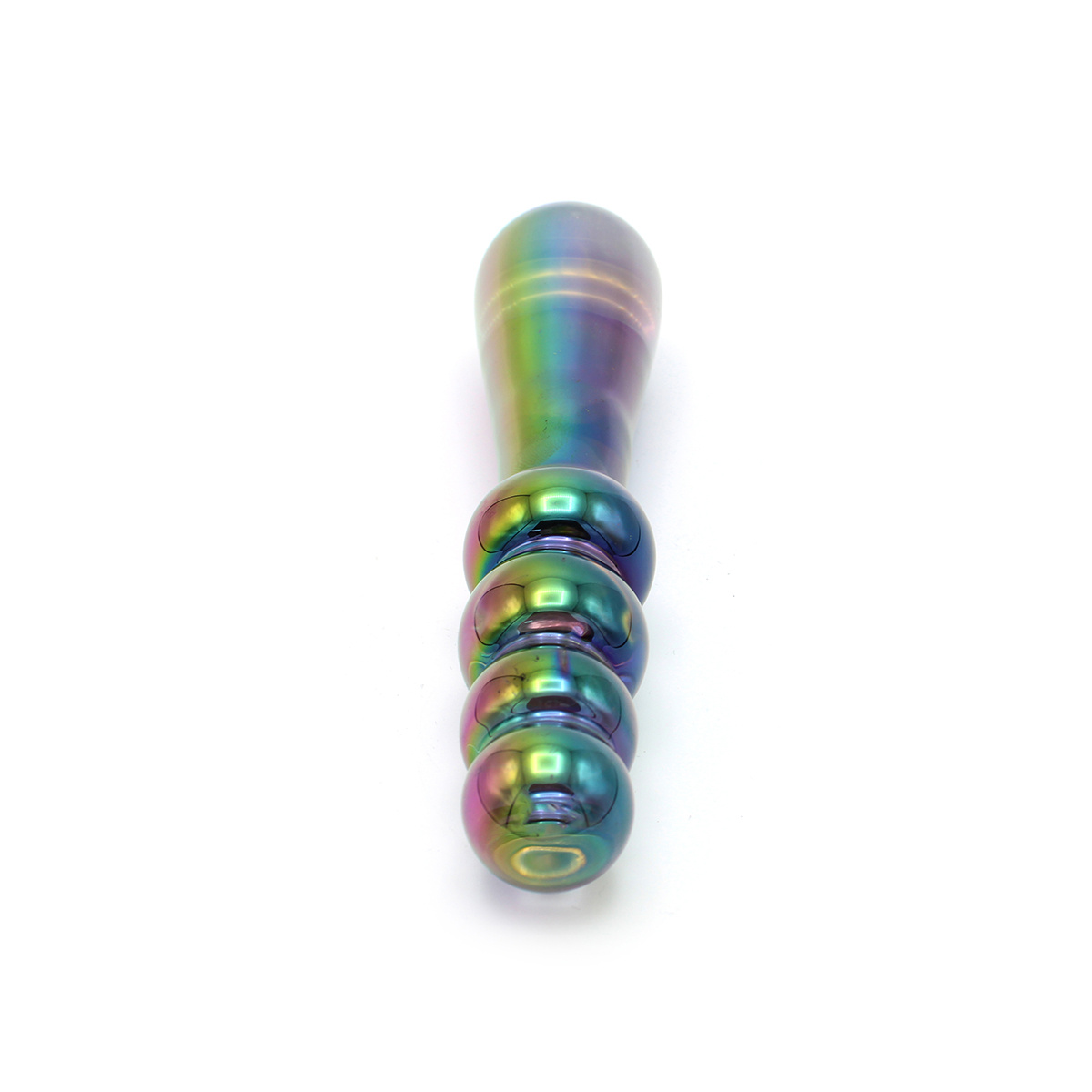 Glass Dildo Beads Rainbow 18 cm – Handmade & Colourful