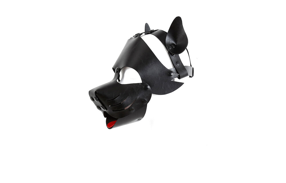 BDSM Puppymasker PU-leer | Comfortabel & Verleidelijk Zwart