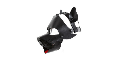BDSM Puppy Mask PU Leather | Comfortable & Seductive Black