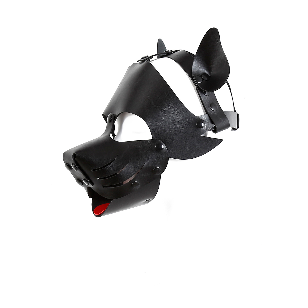 BDSM Puppymasker PU-leer | Comfortabel & Verleidelijk Zwart